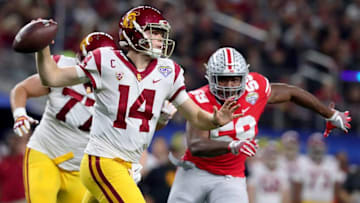 ARLINGTON, TX - DECEMBER 29: Sam Darnold (Photo by Tom Pennington/Getty Images)
