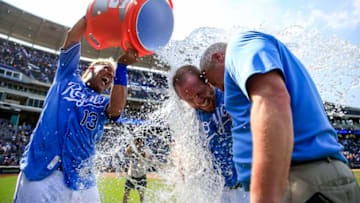 KANSAS CITY, MO - JULY 23: Salvador Perez