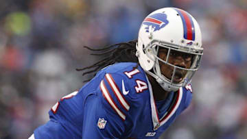Dec 27, 2015; Orchard Park, NY, USA; Buffalo Bills wide receiver Sammy Watkins (14) during the first half against the Dallas Cowboys at Ralph Wilson Stadium. Mandatory Credit: Timothy T. Ludwig-USA TODAY Sports