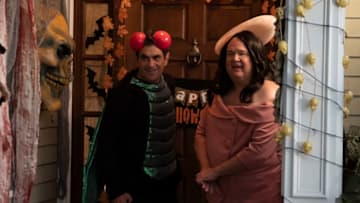 MODERN FAMILY - "Good Grief" - It's another epic Halloween full of costumes, tricks and treats for the Dunphy-Pritchett-Tucker clan as they deal with huge, unexpected news. (Tony Rivetti via Getty Images)TY BURRELL, ERIC STONESTREET