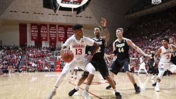 BLOOMINGTON, IN - JANUARY 28: Juwan Morgan