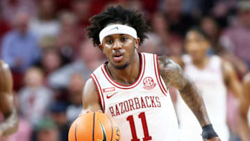 Chris Lykes, Arkansas basketball (Nelson Chenault-USA TODAY Sports)