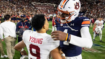 Cam Newton honored the spirit of the Iron Bowl rivalry in his response to a question about Bryce Young ahead of the 2023 NFL draft Mandatory Credit: The Montgomery Advertiser