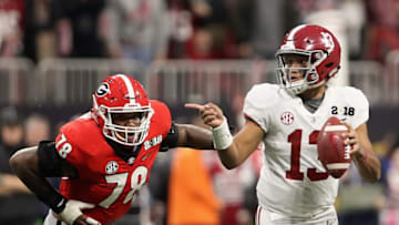 ATLANTA, GA - JANUARY 08: Quarterback Tua Tagovailoa