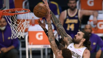Steven Adams deserves some early DPOY hype from the New Orleans Pelicans.(Photo by Harry How/Getty Images)