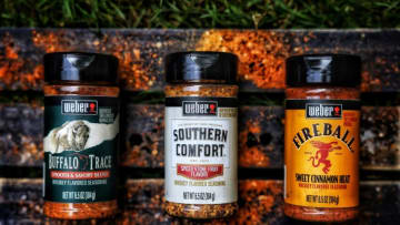 B&G Foods announced today the exciting launch of three new Weber® Seasoning Blends inspired by the flavors of some of Sazerac Company’s most popular spirits, including Fireball™ Cinnamon Whisky, Buffalo Trace™ Bourbon and Southern Comfort™ Whiskey. Each seasoning blend is non-alcoholic and has been meticulously crafted to capture the flavors iconic to each spirit brand.