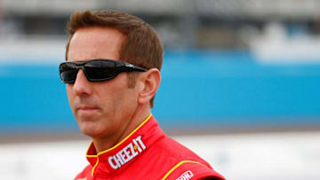 AVONDALE, AZ - MARCH 11: Greg Biffle, driver of the #16 Cheez-It Ford, walks on the grid during qualifying for the NASCAR Sprint Cup Series Good Sam 500 at Phoenix International Raceway on March 11, 2016 in Avondale, Arizona. (Photo by Daniel Shirey/Getty Images)