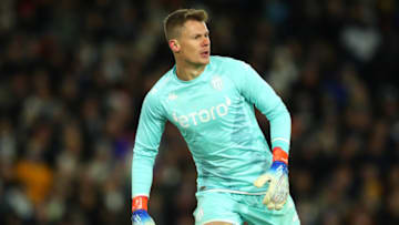 Bayern Munich goalkeeper Alexander Nubel in action for Monaco during his loan spell. (Photo by Ashley Allen/Getty Images)