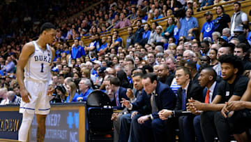 DURHAM, NC - FEBRUARY 14: Trevon Duval
