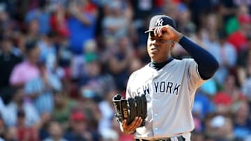 BOSTON, MA - AUGUST 20: Aroldis Chapman