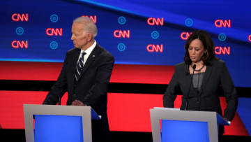 Sen. Kamala Harris former Vice President Joe Biden (Photo by Scott Olson/Getty Images)