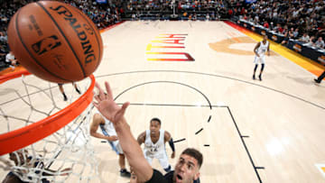 SACRAMENTO, CA - JULY 3: Georges Niang #31 of the Utah Jazz drives to the basket during the game against the Memphis Grizzlies on July 3, 2018 at Golden 1 Center in Sacramento, California. NOTE TO USER: User expressly acknowledges and agrees that, by downloading and or using this Photograph, user is consenting to the terms and conditions of the Getty Images License Agreement. Mandatory Copyright Notice: Copyright 2018 NBAE (Photo by Joe Murphy/NBAE via Getty Images)