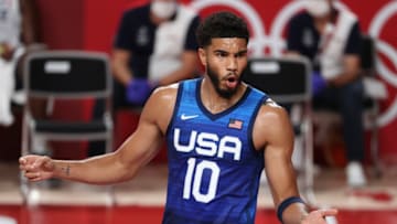 Duke basketball forward Jayson Tatum (Photo by Jean Catuffe/Getty Images)