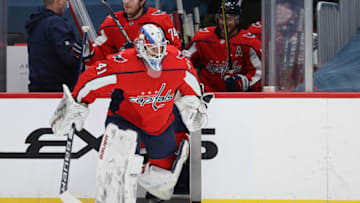 Vitek Vanecek, Washington Capitals (Photo by Patrick Smith/Getty Images)