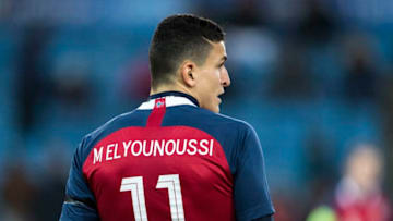 OSLO, NORWAY - MARCH 23: Mohamed Amine Elyounoussi of Norway during International Friendly between Norway v Australia at Ullevaal Stadion on March 23, 2018 in Oslo, Norway. (Photo by Trond Tandberg/Getty Images)