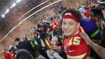 Patrick Mahomes, Kansas City Chiefs. (Photo by Tom Pennington/Getty Images)