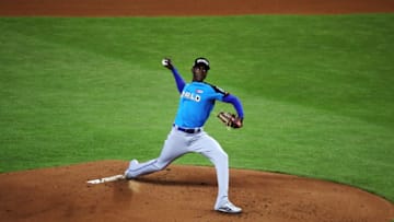 MIAMI, FL - JULY 09: Yadier Alvarez (Photo by Rob Carr/Getty Images)