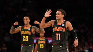 Trae Young John Collins Atlanta Hawks (Photo by Sarah Stier/Getty Images)