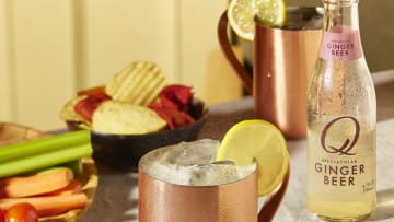 Q Mixers Super Bowl Cocktails, Smoky Missouri Mule Cocktails, photo provided by Q Mixers