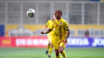Romania's Alexandru Mitrita during UEFA Nations League 2019 Final Tournament match between Romania and Montenegro on 07 September 2018 at Ilie Oana Stadium in Ploiesti, Romania. (Photo by Alex Nicodim/NurPhoto via Getty Images)