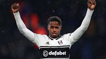 LONDON, ENGLAND - JANUARY 29: Ryan Sessegnon of Fulham celebrates during the Premier League match between Fulham and Brighton & Hove Albion at Craven Cottage on January 29, 2019 in London, United Kingdom. (Photo by Clive Rose/Getty Images)