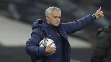 Tottenham Hotspur's Portuguese head coach Jose Mourinho (Photo by MATT DUNHAM/AFP via Getty Images)