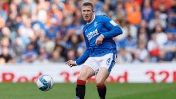 GLASGOW, SCOTLAND - AUGUST 06: John Lundstrum of Rangers during the Cinch Scottish Premiership match between Rangers FC and Kilmarnock FC at Ibrox Stadium on August 6, 2022 in Glasgow, United Kingdom. (Photo by Steve Welsh/Getty Images)