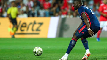 FARO, PORTUGAL - AUGUST 01: Tanguy NDombele from Lyon during the match between SL Benfica v Lyon for the International Champions Cup - Eusebio Cup 2018 at Estadio do Algarve on August 1, 2018 in Faro, Portugal. (Photo by Carlos Rodrigues/Getty Images)