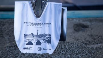 Ground breaking ceremony for Seattle's NHL team (Photo by Christopher Mast/Icon Sportswire via Getty Images)
