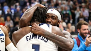 Anthony Edwards, Patrick Beverley (Photo by David Berding/Getty Images)
