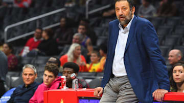 LOS ANGELES, CA - DECEMBER 26: Sacramento Kings general manager Vlade Divac looks on before a NBA game between the Sacramento Kings and the Los Angeles Clippers on December 26, 2018 at STAPLES Center in Los Angeles, CA. (Photo by Brian Rothmuller/Icon Sportswire via Getty Images)