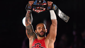 TOKYO,JAPAN - JUNE 29: Ricochet enters the ring during the WWE Live Tokyo at Ryogoku Kokugikan on June 29, 2019 in Tokyo, Japan. (Photo by Etsuo Hara/Getty Images)