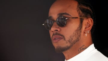 MONTMELO, SPAIN - MARCH 01: Lewis Hamilton of Great Britain and Mercedes GP looks on in the Paddock during day four of F1 Winter Testing at Circuit de Catalunya on March 01, 2019 in Montmelo, Spain. (Photo by Charles Coates/Getty Images)
