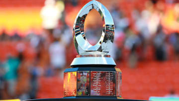 January 31 2016: Trophy of the Pro Bowl at Aloha Stadium on Oahu, HI. (Photo by Aric Becker/Icon Sportswire) (Photo by Aric Becker/Icon Sportswire/Corbis via Getty Images)