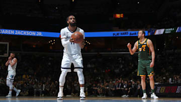 MEMPHIS, TN - MARCH 8: Mike Conley #11 of the Memphis Grizzlies shoots the ball against the Utah Jazz on March 8, 2019 at FedExForum in Memphis, Tennessee. NOTE TO USER: User expressly acknowledges and agrees that, by downloading and or using this photograph, User is consenting to the terms and conditions of the Getty Images License Agreement. Mandatory Copyright Notice: Copyright 2019 NBAE (Photo by Joe Murphy/NBAE via Getty Images)