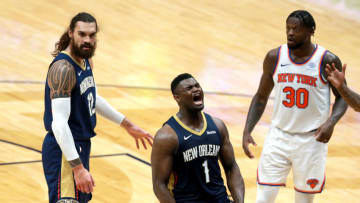 Zion Williamson #1 of the New Orleans Pelicans (Photo by Sean Gardner/Getty Images)