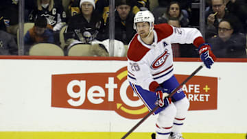 Dec 14, 2021; Pittsburgh, Pennsylvania, USA; Montreal Canadiens Jeff Petry. Mandatory Credit: Charles LeClaire-USA TODAY Sports
