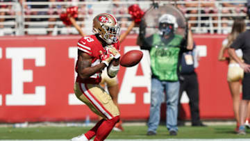 San Francisco 49ers running back Trenton Cannon (49) Mandatory Credit: Darren Yamashita-USA TODAY Sports
