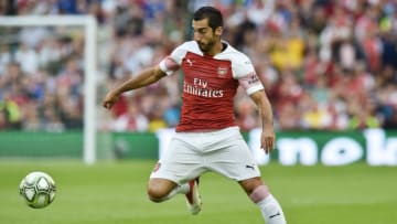DUBLIN, IRELAND - AUGUST 01: Henrikh Mkhitaryan of Arsenal during the Pre-season friendly International Champions Cup game between Arsenal and Chelsea at Aviva stadium on August 1, 2018 in Dublin, Ireland. (Photo by Charles McQuillan/Getty Images)