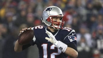 FOXBORO, MA - JANUARY 22: Tom Brady