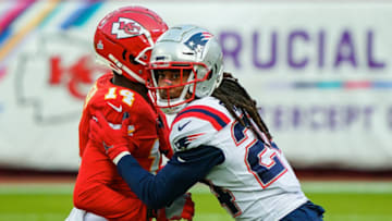 Stephon Gilmore. Mandatory Credit: Jay Biggerstaff-USA TODAY Sports