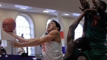 Jul 18, 2013; Washington, DC, USA; Team USA South player Devin Booker (9) shoots the ball against Team Pan-Africa during the Nike Global Challenge at Trinity University in Washington, DC. Mandatory Credit: Geoff Burke-USA TODAY Sports