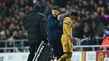 SUNDERLAND, ENGLAND - JANUARY 31: Danny Rose of Tottenham Hotspur walks off the pitch after injury during the Premier League match between Sunderland and Tottenham Hotspur at Stadium of Light on January 31, 2017 in Sunderland, England. (Photo by Laurence Griffiths/Getty Images)