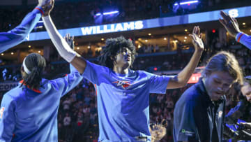Jalen Williams #8 of the Oklahoma City Thunder (Photo by Ian Maule/Getty Images)