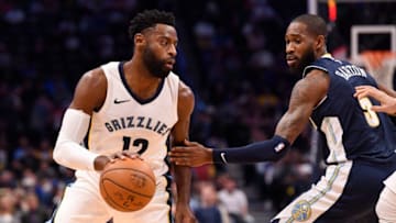 Memphis Grizzlies v Denver NuggetsDENVER, CO - JANUARY 12: Tyreke Evans #12 of the Memphis Grizzlies drives against the Denver Nuggets at Pepsi Center on January 12, 2018 in Denver, Colorado. NOTE TO USER: User expressly acknowledges and agrees that, by downloading and or using this photograph, User is consenting to the terms and conditions of the Getty Images License Agreement. (Photo by Jamie Schwaberow/Getty Images)Getty ID: 905743530