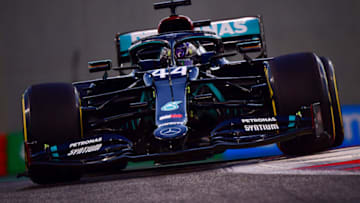 Lewis Hamilton, Mercedes, Formula 1 (Photo by GIUSEPPE CACACE/POOL/AFP via Getty Images)