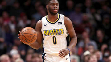DENVER, CO - JANUARY 22: Emmanuel Mudiay