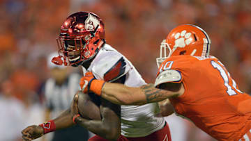 CLEMSON, SC - OCTOBER 01: Lamar Jackson