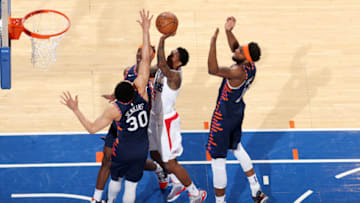 NEW YORK, NY MARCH 24: Lou Williams #23 of the LA Clippers shoots the ball against the New York Knicks on March 24, 2019 at Madison Square Garden in New York City, New York. NOTE TO USER: User expressly acknowledges and agrees that, by downloading and or using this photograph, User is consenting to the terms and conditions of the Getty Images License Agreement. Mandatory Copyright Notice: Copyright 2019 NBAE (Photo by Nathaniel S. Butler/NBAE via Getty Images)