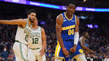 Boston Celtics, Jonathan Kuminga. Mandatory Credit: Cary Edmondson-USA TODAY Sports